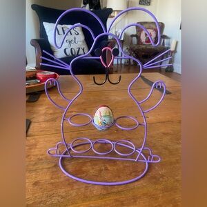 Vintage Easter Bunny Easter Egg Stand